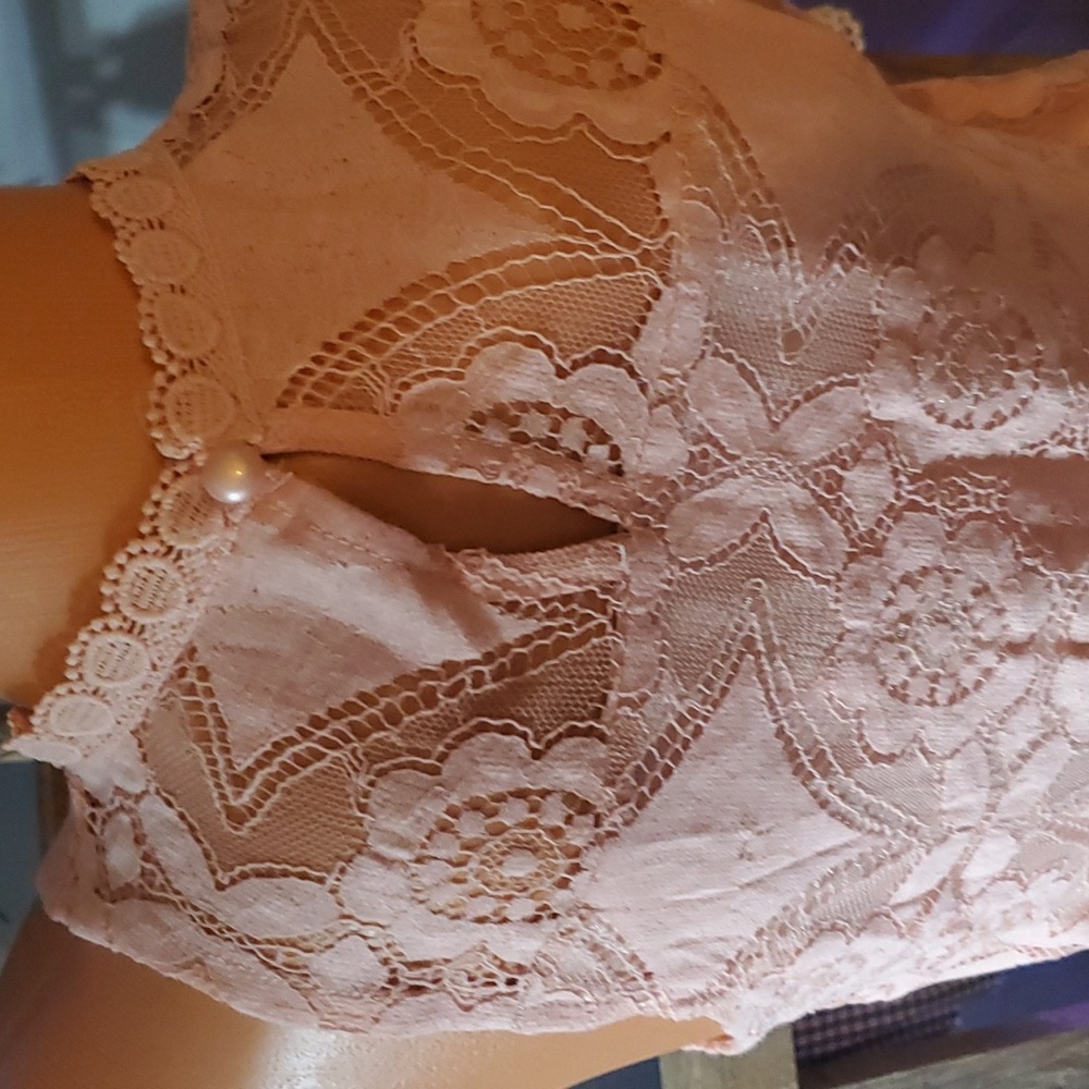 Boutique all lace fancy tank top S NWOT - Picture 6 of 7
